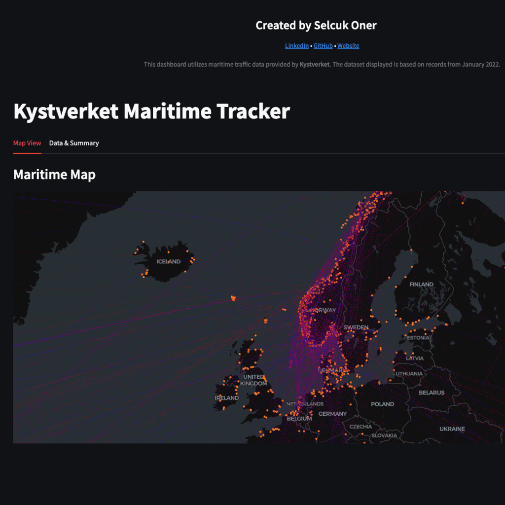 Kystverket Maritime Tracker